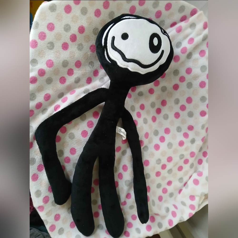 2/$18 Weird Smiley Plush Stuffed Toy Kids Character Strange Halloween Face Boys